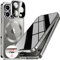 [CD-Metallring & Sicherheitsschloss] Magnetische 360 Grad Ganzkörper Sichtschutzhülle für iPhone 16 Pro 6.3'[Integrierter Linsenschutz] Schutzhülle mit Integriertem 9H-Glasbildschirm, – Titan Natur