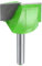 sourcing map Bottom Cleaning Router Bit 1/4 Shank Carbide Tipped Spoilboard Surfacing Planing CNC Mortising Bit for Slab Flattening Woodworking, 1-3/16 (30mm) Dia 5/8 (16mm) Depth
