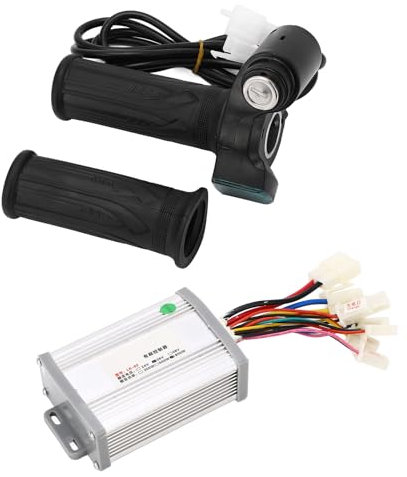 Jodriva For 36V 800W Motor Speed Controller Kit Electric Bike Motor Controller Kit Throttle Power Display Power Display Conversion Kit electric scooter Control Panel