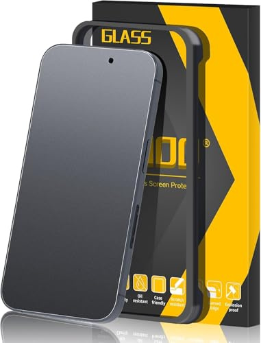 JEHOO pour iPhone 15 Pro Mat Verre Trempé et Protection Objectif Caméra | 2 +2 Pièces, Antireflet, Anti-Empreintes Digitales, Sans Bulles, Ultra Résistant, Dureté 9H Glass Protection d'écran