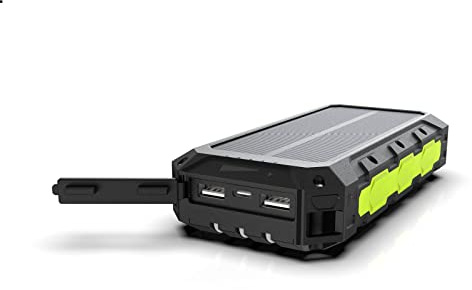 QWAXTRIW Power Bank inalámbrico de 30000mAh, Cargador portátil USB-C con 3 entradas y 6 Salidas y Linterna, batería Externa para teléfono móvil para