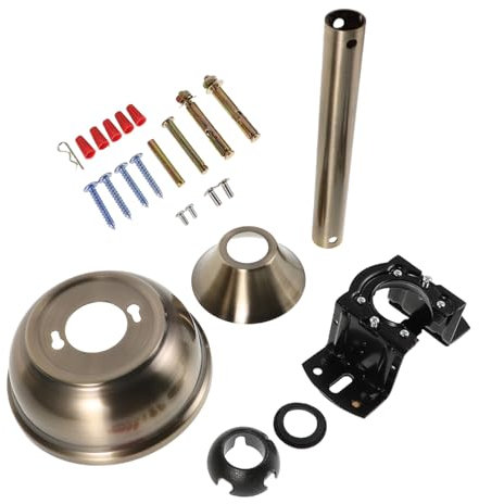 Ciieeo Ceiling Fan Mounting Bracket Ceiling Fan Parts Accessories for Living Bedroom Dining Use Angled Spacer Mounting Kit