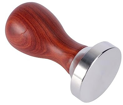 CIYODO Kaffeestampfer Aus Edelstahl Mit Flacher Basis Für Gleichmäßigen Druck Handkaffeebohnenpresse Zum Stampfen Von Frisch Gemahlenem Espresso