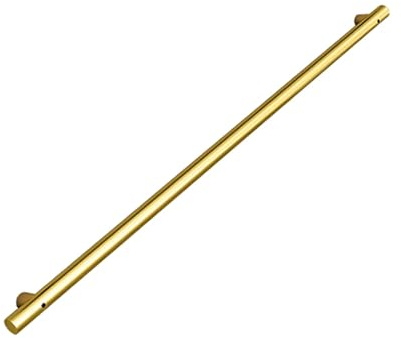 YERUNGT Treppengeländer, Wandmontage Treppe Hand Geländer, Rutschfester Treppengeländer Innen, Metall Handlauf Treppe für Villen Balkone Flure Wohnungen, Drinnen und Draußen(Gold,80cm)