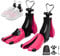 VerTrinix 2 Stück Schuhspanner Damen Herren - 4-Wege Schuhdehner Schuhweiter Einstellbare Breite und Länge für zu Enge Schuhe Schuhe Weiten Geeignet Alle Schuhgrößen (Rosa, 36-41)