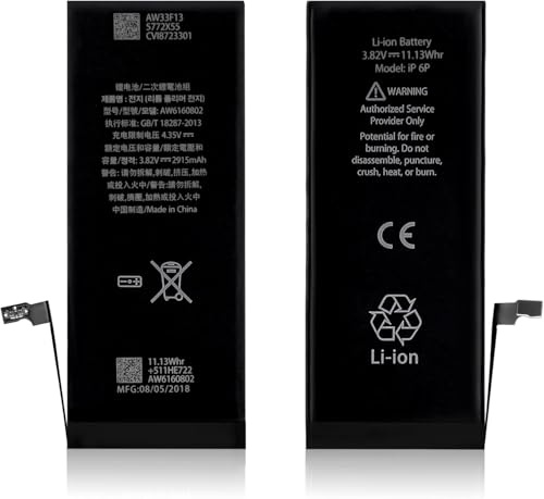 Batteria compatibile con Apple iPhone 6 Plus (2915 mAh) 3.82V | Adatta per modelli A1522 A1524 A1593