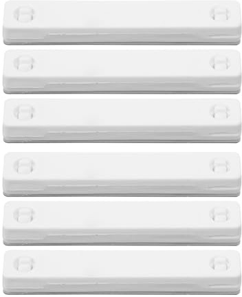Ipetboom Clip di Fissaggio per Zanzariera 6 Pezzi, senza Foratura, Resistente, per Finestre e Porte Patio, Strumento di Installazione e Riparazione per Schermi, Colore Bianco,