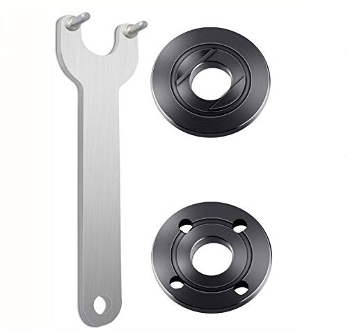 Podoy Grinder Flange Angle Wrench Spanner Metal Lock Nut for Dewalt Milwaukee Makita 193465-4 Bosch Black & Decker Ryobi 4.5 5 5/8-11