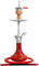 AMY Little Feather SS11 red | Edelstahl Shisha Wasserpfeife Hookah