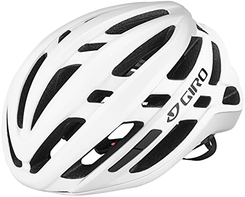 Giro Agilis – casque de route – MIPS – In-Mold – ajustement réglable – bonne ventilation – coque EPS – CE EN1078 – Matte White, taille: L