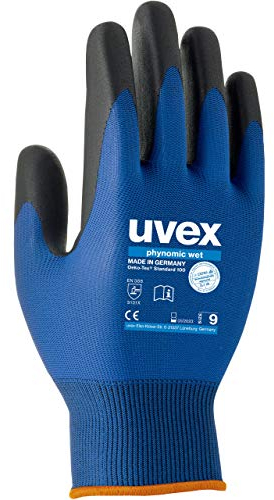 Uvex Phynomic Wet Schutzhandschuhe - 1 Paar Wasserabweisende Arbeitshandschuhe 10/XL