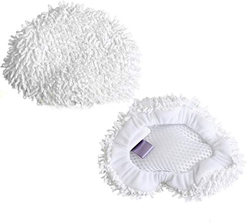 HUAYUWA 2Pcs Steam Mop Replacement Head Pad Fits for Shark S3901 Series Microfiber Steam Mop Cloth Washable Wipes