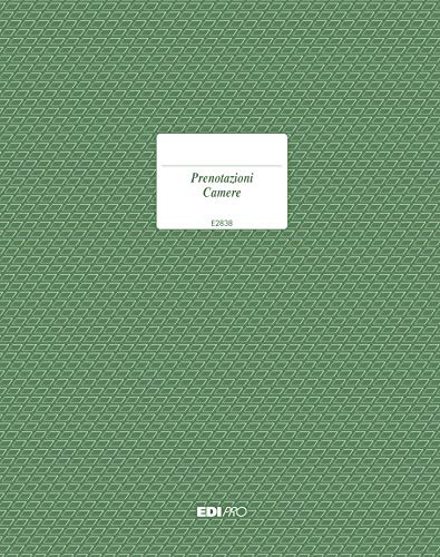 EDIPRO - E2838 - Fascicolo programmazione prenotazioni camere (40 camere) f.to 34x24,5