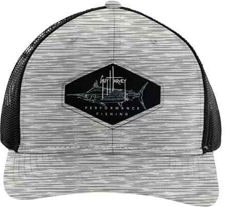 Guy Harvey Herren Trucker Mütze Sublimated Patch - Grau - Einheitsgröße