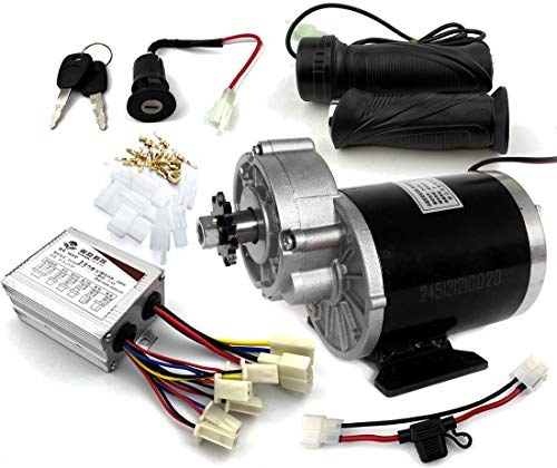 24V36V48V 450W elektrischer Dreirad-Fahrradmotor mit Gasgriff und Schlüsselsperre für Dreirad (24V 450W Kit)
