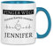 wowshirt Tasse Finger weg Dieser Kaffee gehört Wunschname personalisierte Kaffeetasse mit Wunsch-Name, Farbe:White - Light Blue
