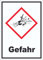 Aufkleber Instabile explosive Stoffe Gefahr Explosion A5 (148x210mm)