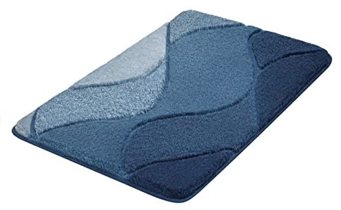 Kleine Wolke Badteppich Fiona, Farbe: Iceblue, Material: 100% Polyacryl, Größe: 70x120 cm
