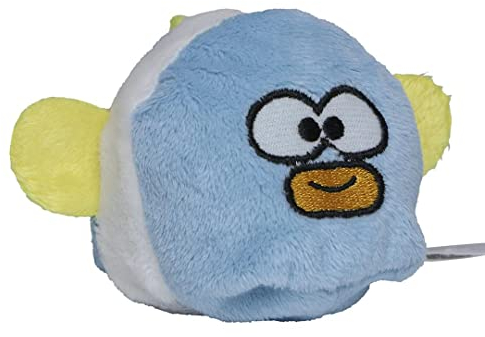 Minifeet Schmoozies Fisch - 2in1 Plüschtier & Displayreiniger mit Unterseite aus Mikrofaser - kuschelig weich - Geschenk für Baby Kinder Freunde Schulstart Einschulung | Höhe: 10 cm