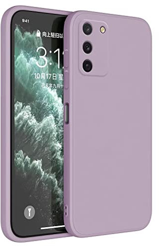 Topme Handyhülle Hülle Fur Samsung Galaxy S10 Lite/Galaxy A91 (6.7 Inches) Case Schutzhülle, Hautschutz Aus TPU Silikonhülle - Gras lila