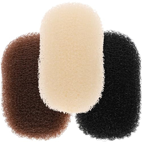 Beavorty 3Pcs Hair Booster Lockenwickler Für Snap Haarspangen Für Dutt Haarteile Für Haar Volumen Haar Basis Haar Bump Clip Lazy Lockenwickler Volumen Bump Einsätze