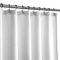 Barossa Design Tenda da doccia bianca a nido d'ape, di alta qualità, in tessuto piqué, idrorepellente e lavabile in lavatrice, dimensioni standard 182,9 x 182,9 cm