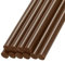 Rebower Caldo Colla Stick Mini Adesivo Caldo Sciogliere Colla Pistola Stick, [per Arte, Artigianato, Bricolage, Cartoncino Creazione] - 0,27 x 10/Marrone/10 Pz