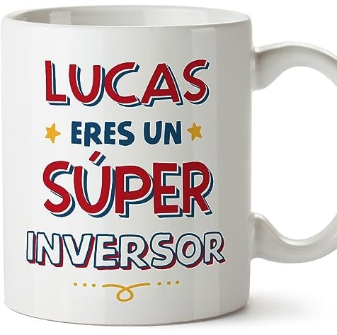 Mugffins Tassen Personalisierten für INVESTOR Mann - Auf Spanisch - Eres Súper - 11 oz / 330 ml - Individuell Anpassbar Geschenk Mitarbeiter
