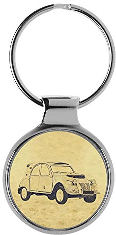 KIESENBERG 3D Porte-clés Cadeau pour Citroen 2CV Sahara Fan A-5566