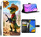 KUAVETO Wallet Case Compatible with iPhone Xs Max Designer Dinosaur Art-aa2 Pattern with Card Slot and Wrist Strap, Dustproof Drop Proof PU Leather Flip Cover