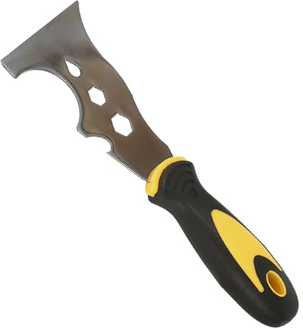 1 Manciata Raschietto per Vernice in Acciaio Inox, Raschietto per Vernice, Raschietti per Vernice Multifunzionali, Strumento Raschietto, Strumento Raschietto per Vernice, per Strumento per Spackle