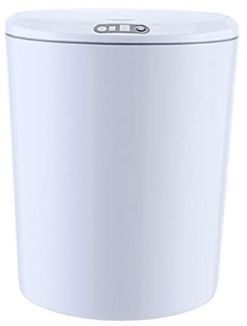 Duiaynke Automatic Touchless Motion Sensor Trash Can Smart Induction Trash Can (White 5L)