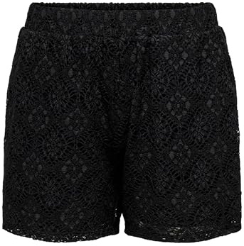JdY Damen Jdyeva Shorts JRS Dia, Schwarz, XL EU
