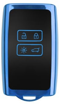 Ruiya Compatible avec Renault Rafale 2024 2025 Boitier clé de Voiture, Rafale Coque de clé de voiture Boîtier de clé en TPU pour télécommande de voiture Housse de protection Rafale Accessoires
