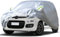 Favoto Auto Garage Winter Abdeckplane Outdoor - Kratzfest Windfesten Atmungsaktiv Staubdicht Autoplane Kompatibel mit FIAT Panda(2011-2024) Silber