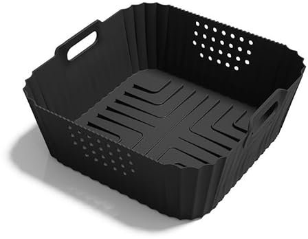 HAUXEL Air Fryer Accessories For Ninja AF500UK, Customised Silicone Air Fryer Liners for Ninja Flexi Drawer 10.4L，Including Air Fryer Racks, Food Tongs, Brush, Gloves,muffin Cups, Oil Sprayer,etc