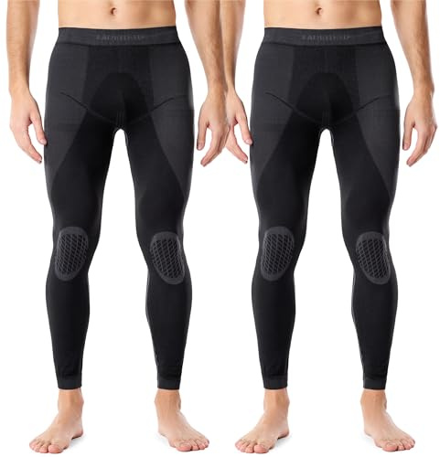 Ladeheid Herren Thermounterwäsche Lange Unterhose Thermoleggings Funktionsunterwäsche für Winter und Sport, thermoaktiv, warm und atmungsaktiv LAGI002