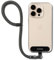 Ringke Holder Link Flow Hand Strap [P-Type] mit TPU Tether Tab in Farbe, Verstellbarem Tangle-Free Seil-Handgelenkriemen mit Telefon-Tag für Universelle Handyhülle usw. - Calm Black