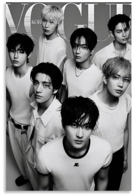 YRAEYWAER Enhypen (4) Poster, ästhetische Dekoration, Wohnzimmer, Wohnzimmer, Wandkunst, Dekoration, Poster, 30 x 45 cm, ungerahmt, 4 Stück