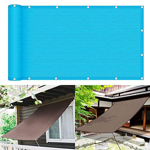 Pergola de jardin extérieur 5 x 8,5 m 95 % anti-UV résistant aux déchirures Bleu