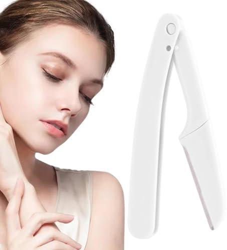 Augenbrauen Haarstrimmer, faltbare Augenbrauen -Rasiermesser | Falten Sie Eyebrow Shaper | Tragbare professionelle Schönheitswerkzeuge, Mehrzweck -Gesichtsrasierer für Frauenkörpergebrauch
