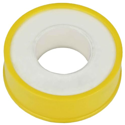 MegaHaustechnik Gewinde Dichtband Teflon 20 Rollen mit 12 Meter, Breite 12mm, Stärke 0,1mm PTFE Band für Abdichtung Wasser Gas Leitung