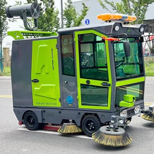 Compact Ride-On Street Cleaning Sweeper with Dust Collection System – Ideal for Public Roads, Warehouses, Schools, and Commercial Premises