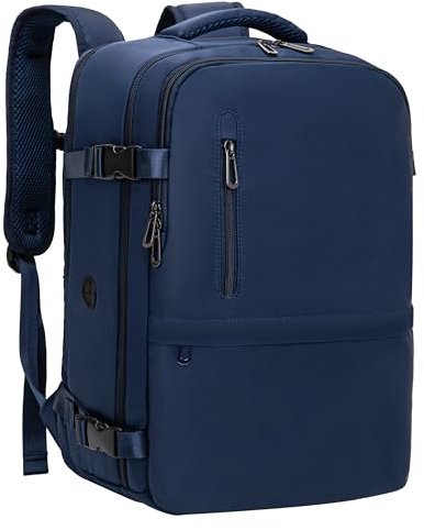 Hayayu Easyjet Cabin Bag 45x36x20 Underseat, Travel Backpack Carry On Cabin Size Hand Luggage Bag 30L Fit 15.6 Inch Laptop Men and Women