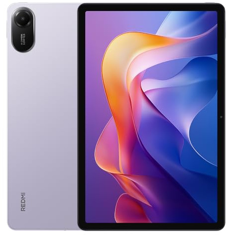 XIAOMI Redmi Pad 2, tablette 6 Go + 128 Go, 1600 x 2560 pixels, 11 pouces, Mediatek Helio G100 Ultra, Android 15, violet, avec chargeur, sans NFC