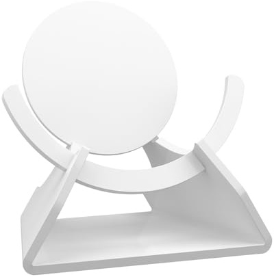 BUBEFSKD Acryl Desktop Basis Für Nest Lautsprecher. Stabile Geneigte Dockingstation Mit Ladeanschluss Und Silikonfüßen. Acryl Lautsprecherbasis