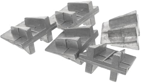 MINAOLULUS Aluminium Axtkeile 5 Stück mit Metallkeilen zur Befestigung von Hammer und Axtstielen für Garten und Holzarbeiten