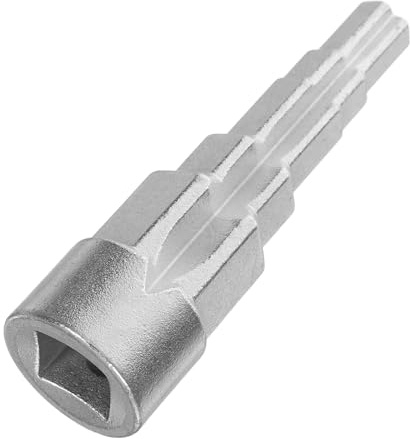 PACKOVE Radiator Valve Stem Removal Ratchet Spanner Carbon Steel 1/2 Square Socket Wrench for Radiator Lockshield and Air Conditioner Maintenance