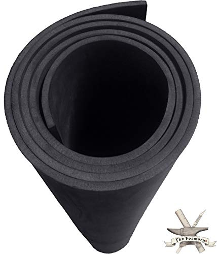 EVA-Schaumstoff Cosplay – 6 mm dick (1 mm bis 10 mm) – extra große Schaumstoffplatten – Schwarz oder Weiß – 88,9 x 149,9 cm Blatt – ultrahochdichter Bastelschaum 85 kg/m³ The Foamory