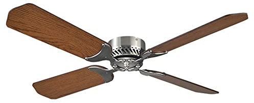 LaSalle Bristol 410TSDC36BNOKCY Light Ceiling Fan 36 12V Brushnickel/Oak/Cherry Blade (Revrs)